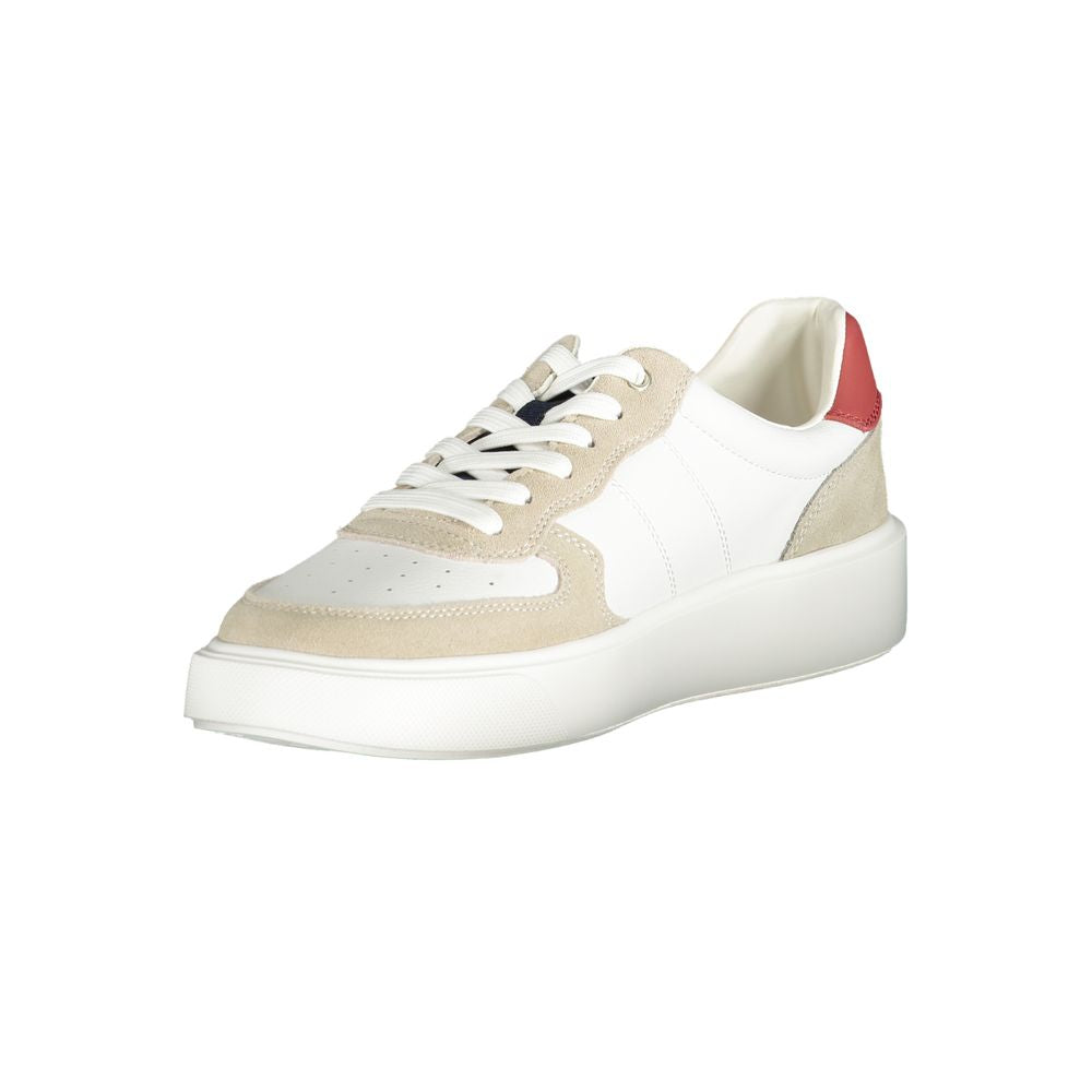 Blauer Weißes Polyethylen Herren Sneaker