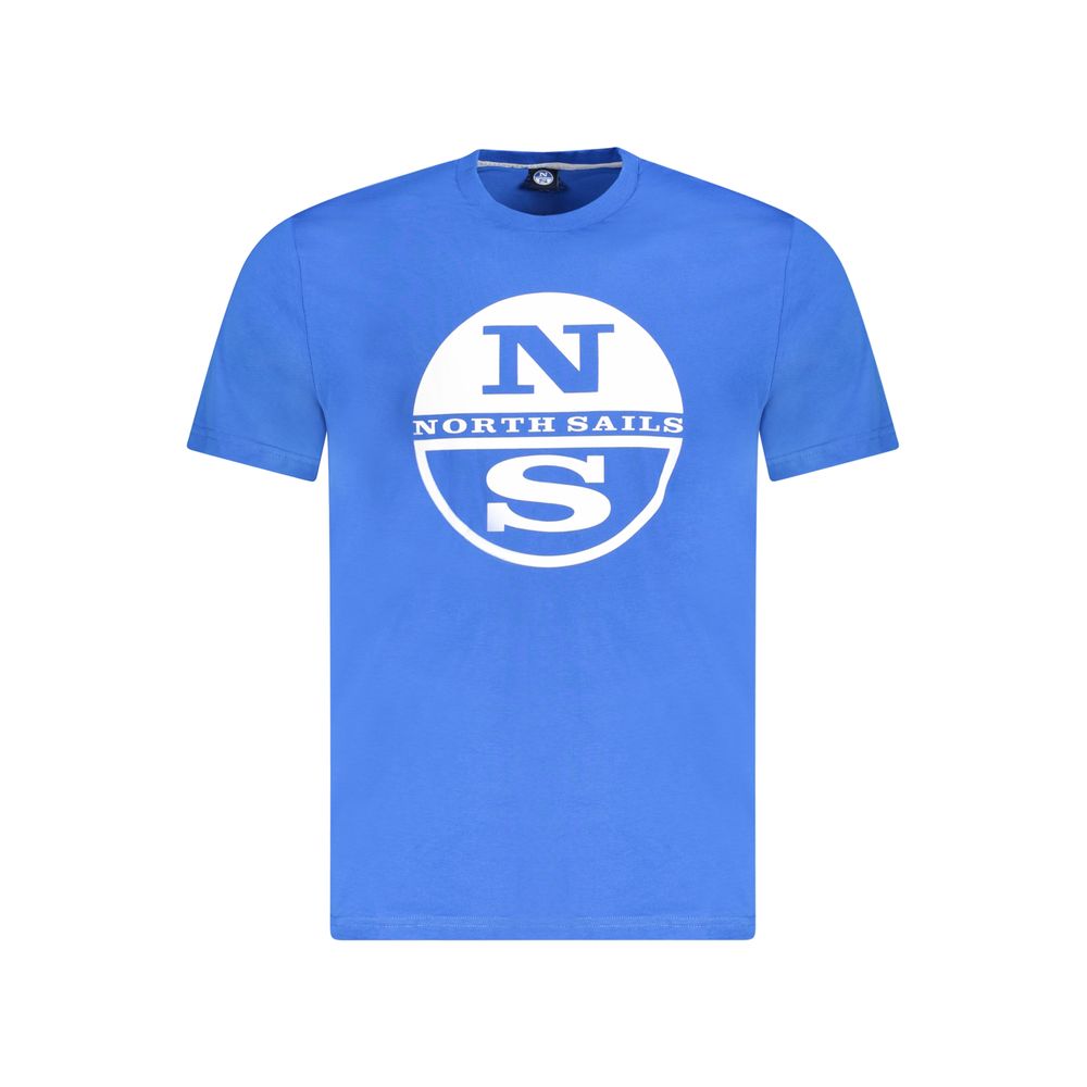 North Sails Blau Baumwolle Männer T-Shirt