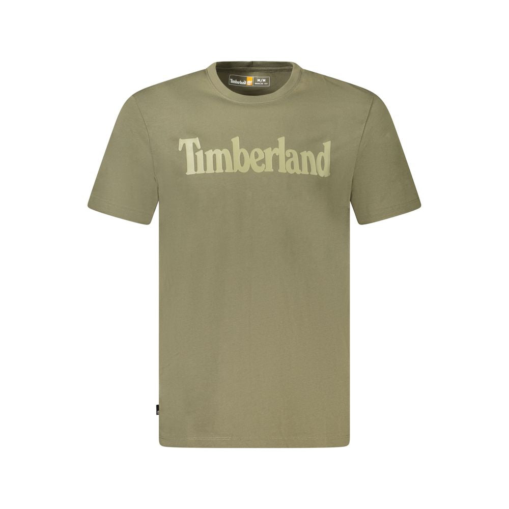 Timberland T-Shirt aus grüner Baumwolle