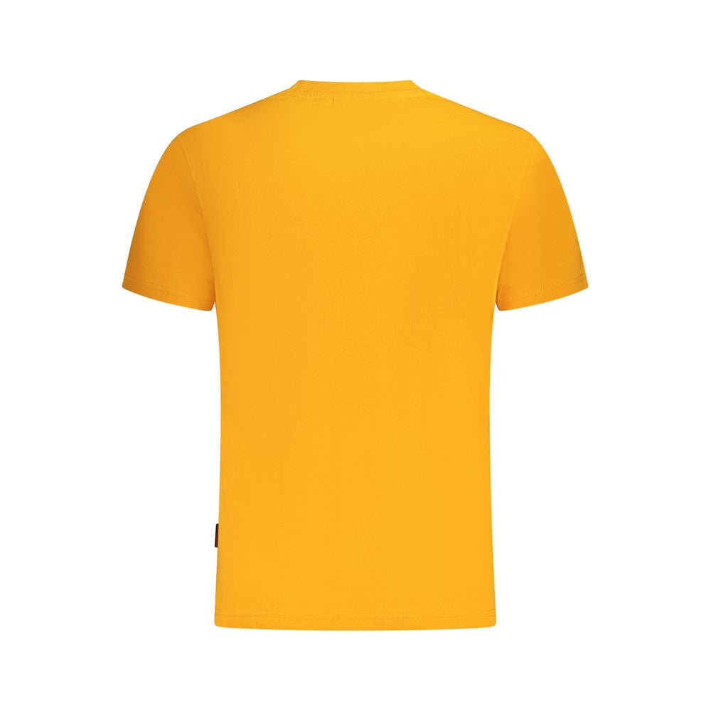 Napapijri Orange Baumwolle Männer T-Shirt