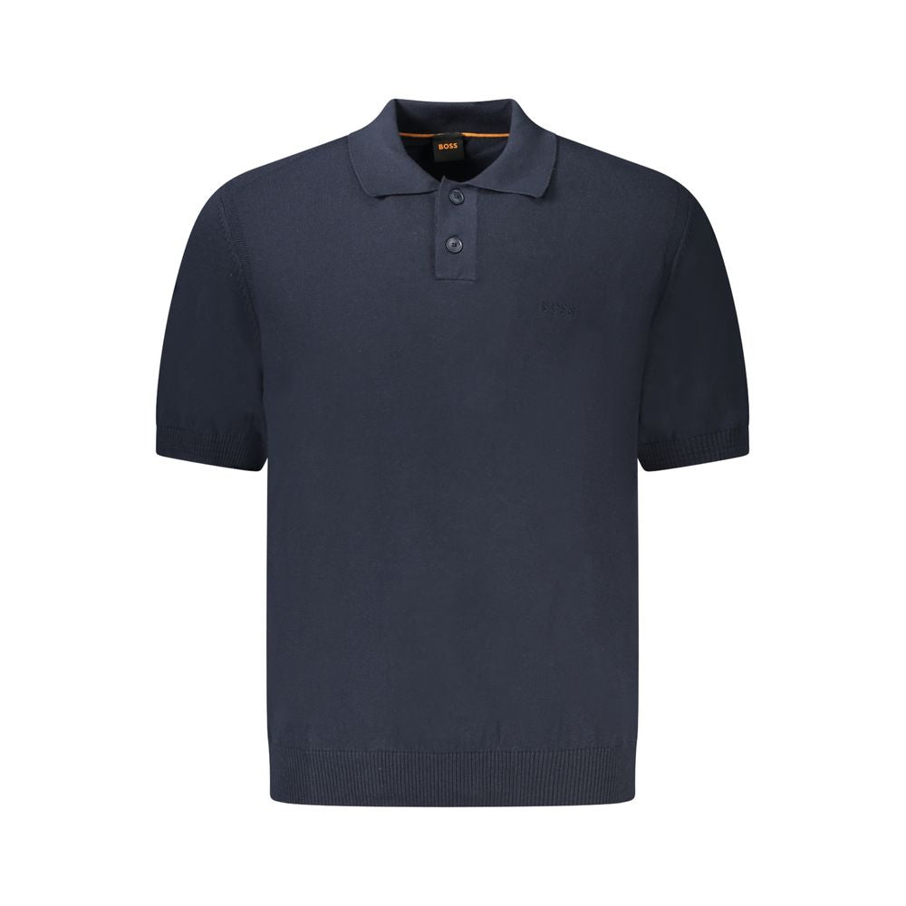Hugo Boss Blauer Baumwollpullover