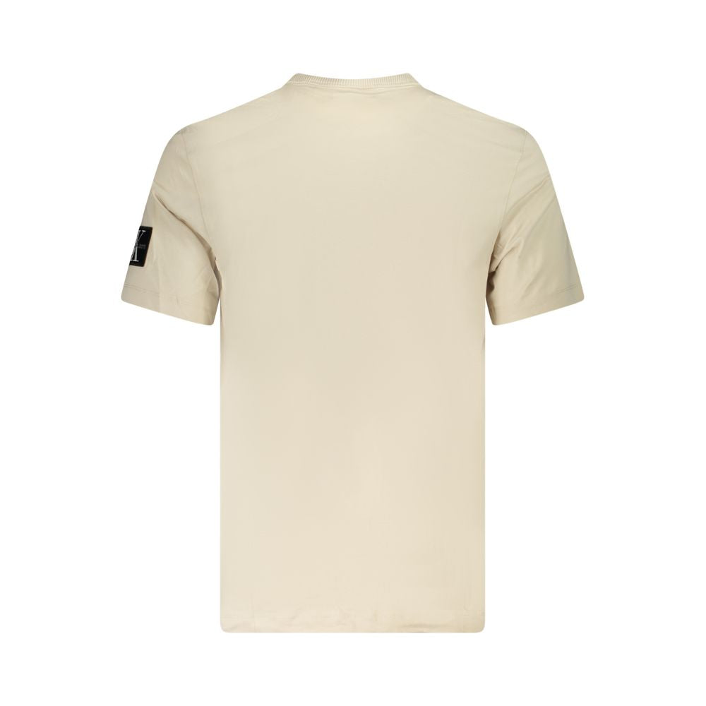 Calvin Klein Beige Baumwolle Männer T-Shirt