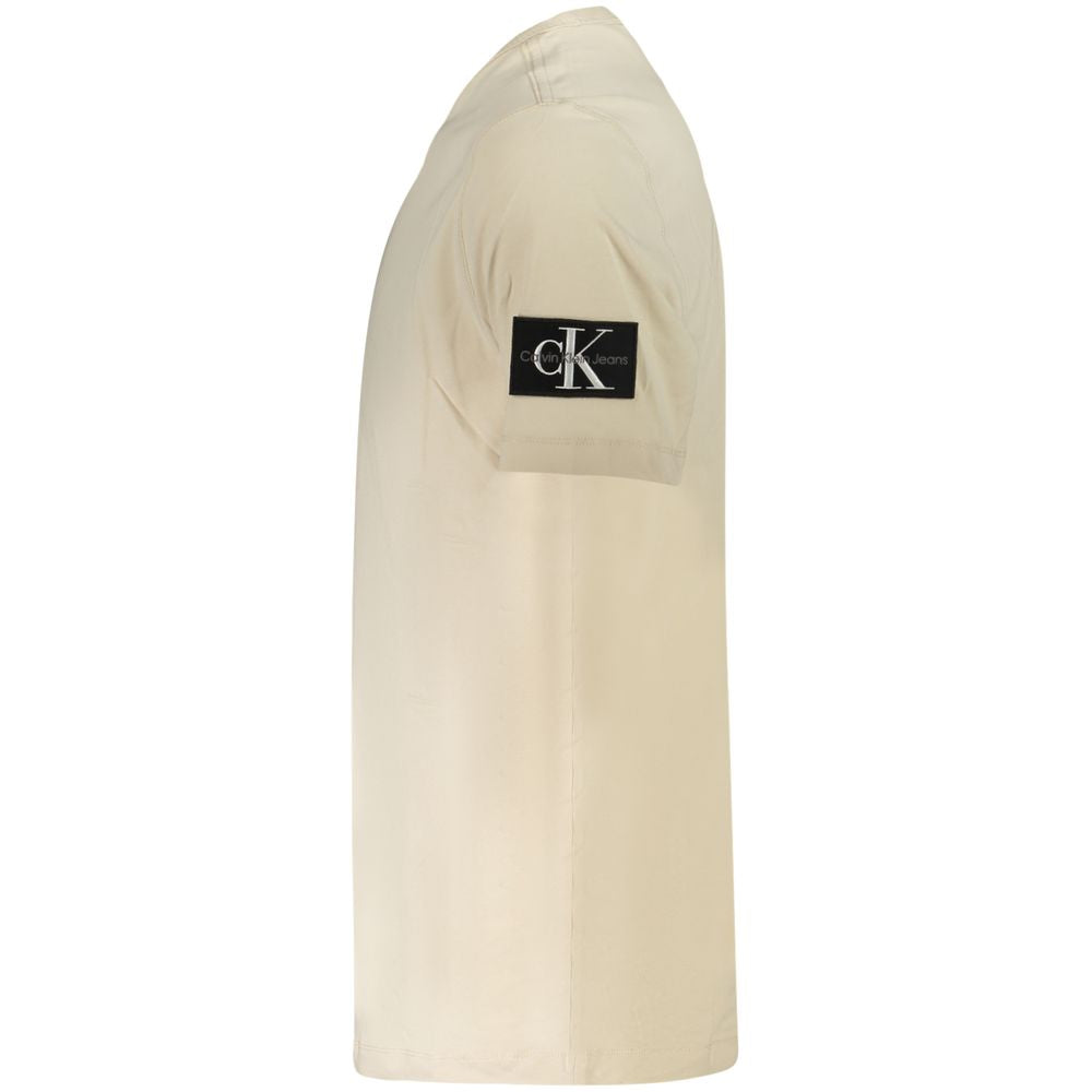 Calvin Klein Beige Baumwolle Männer T-Shirt