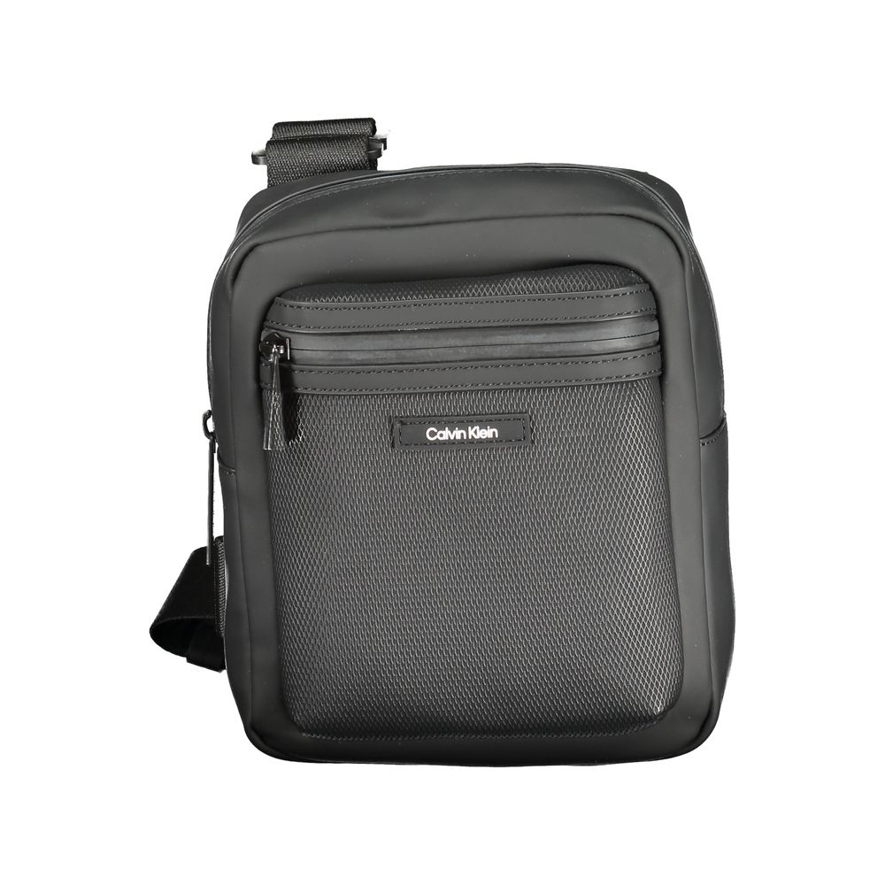 Calvin Klein Schwarze Polyester Männer Umhängetasche
