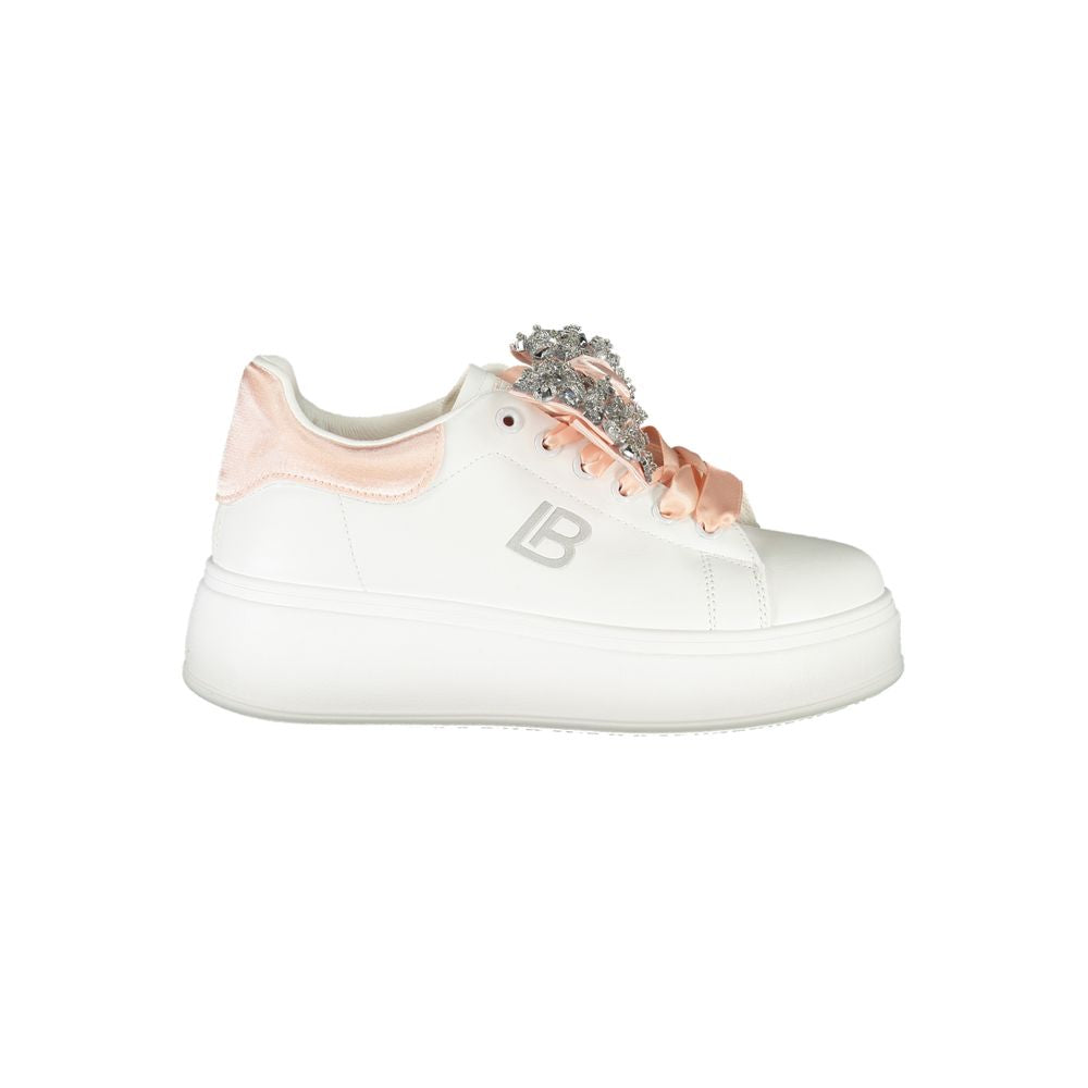 Laura Biagiotti Weiß Synthetik Damen Sneaker