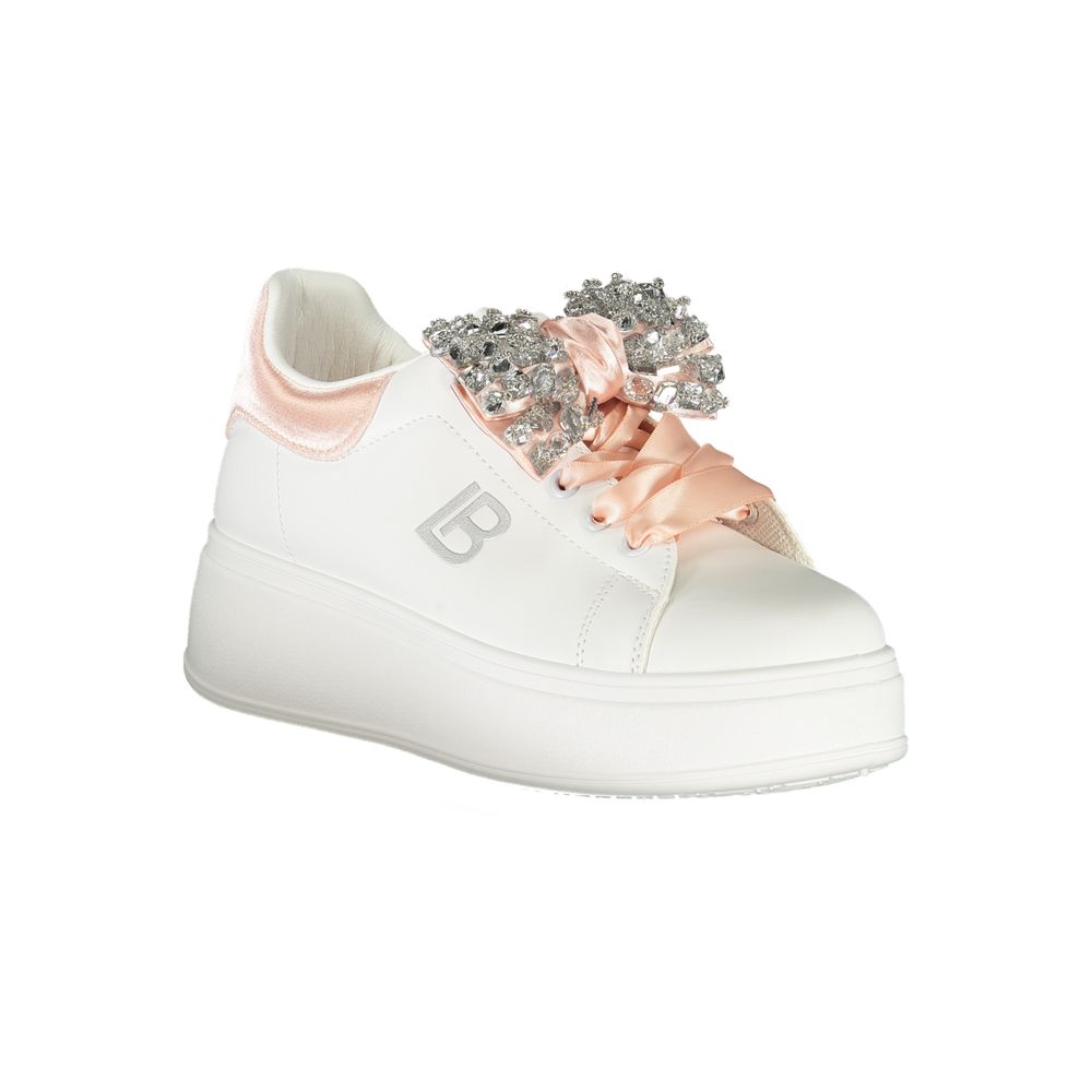 Laura Biagiotti Weiß Synthetik Damen Sneaker