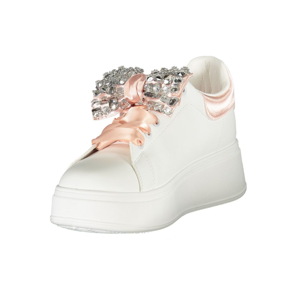 Laura Biagiotti Weiß Synthetik Damen Sneaker