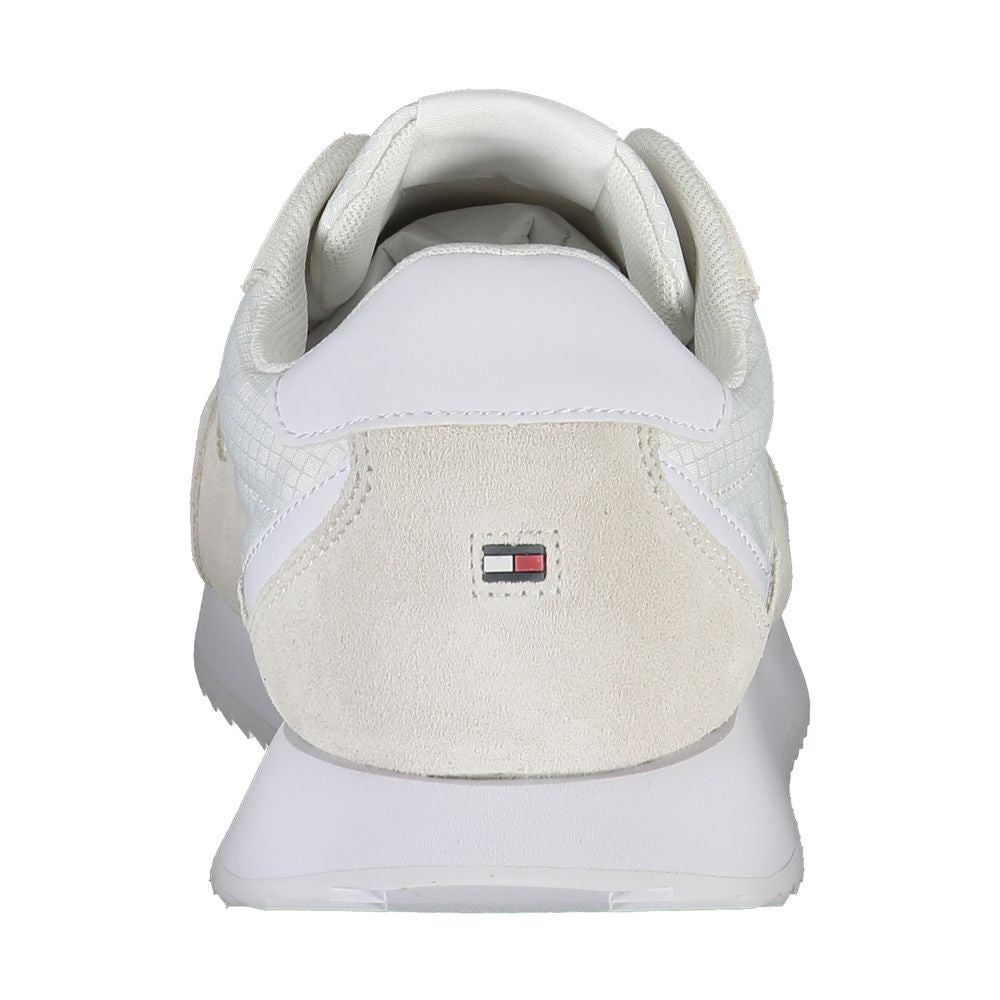 Tommy Hilfiger Weiß Polyester Männer Sneaker