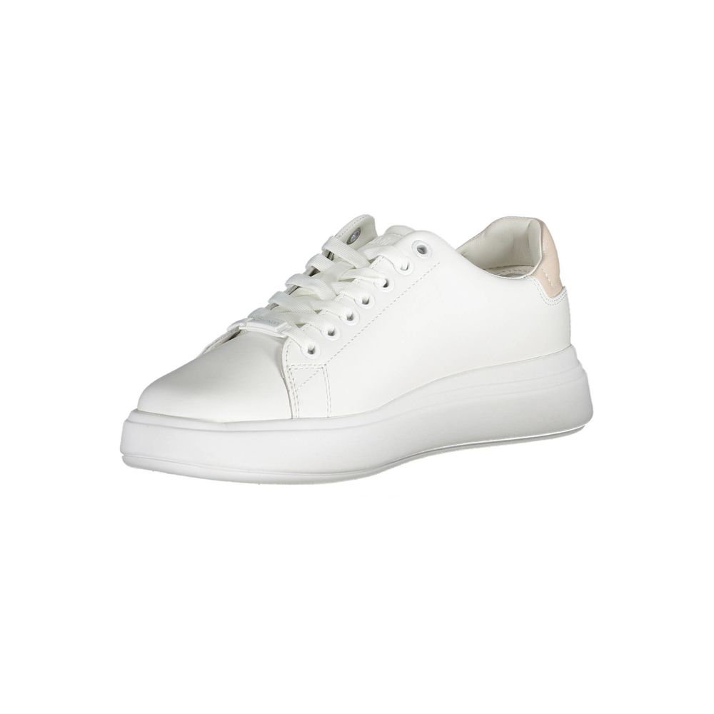 Calvin Klein Weißes Leder Damen Sneaker