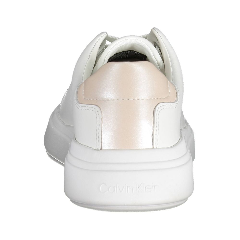 Calvin Klein Weißes Leder Damen Sneaker