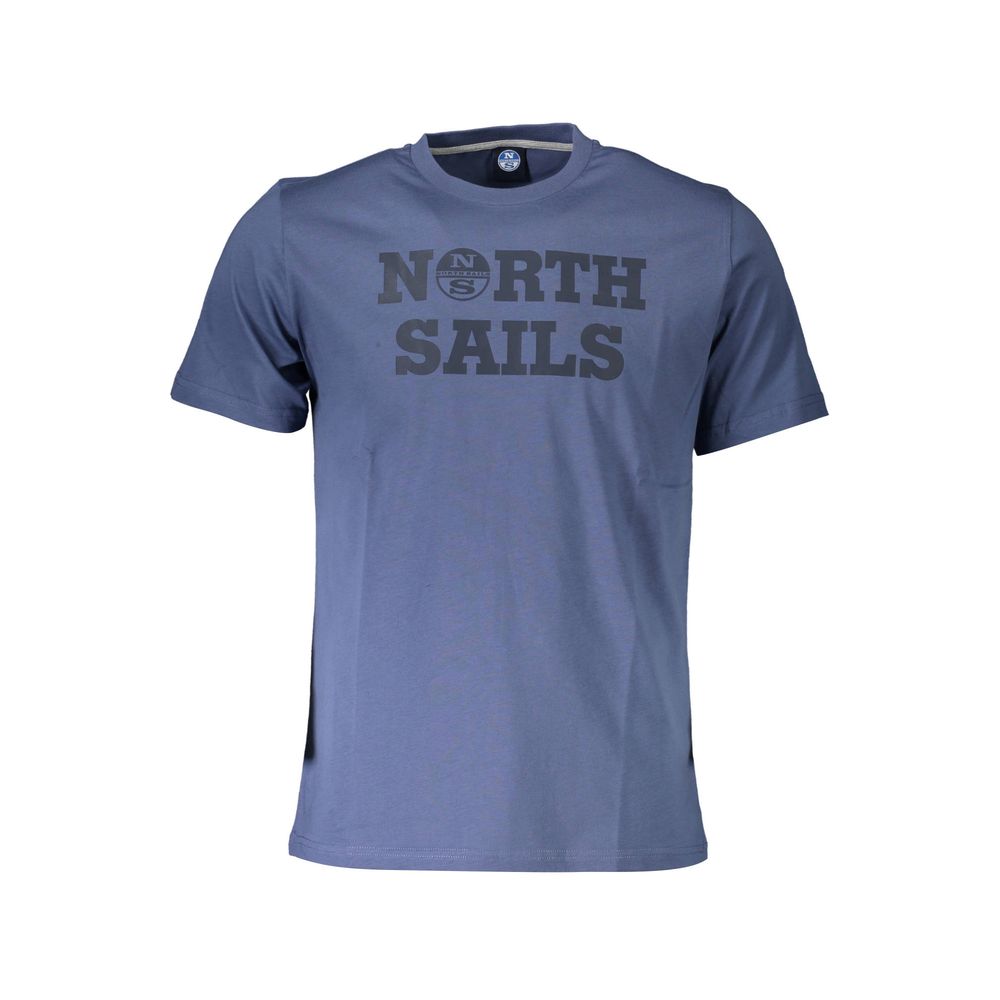 North Sails Blau Baumwolle Männer T-Shirt