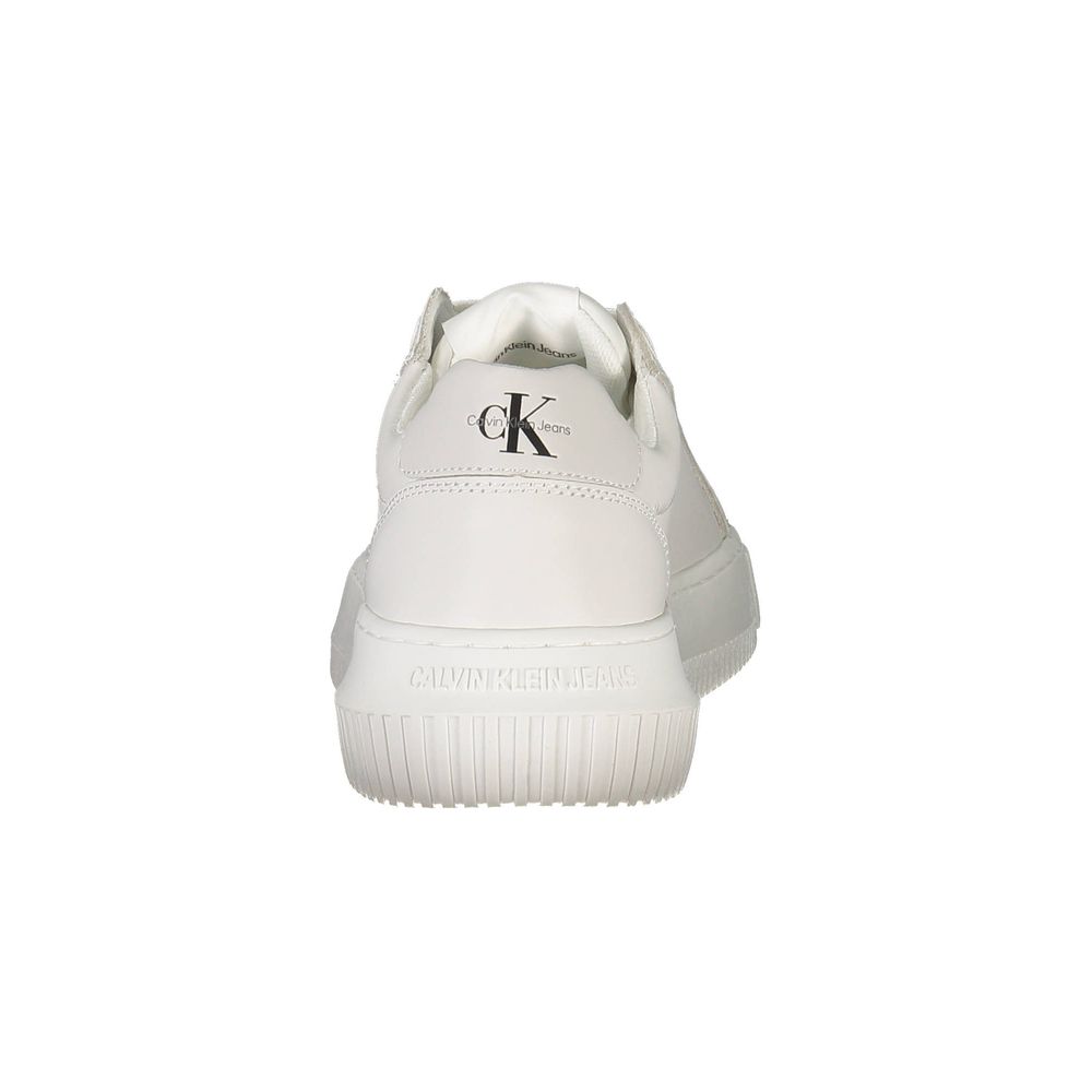 Calvin Klein Weißer Polyester Damen Sneaker