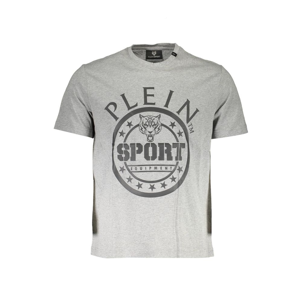Plein Sport Braunes Baumwoll-T-Shirt für Männer