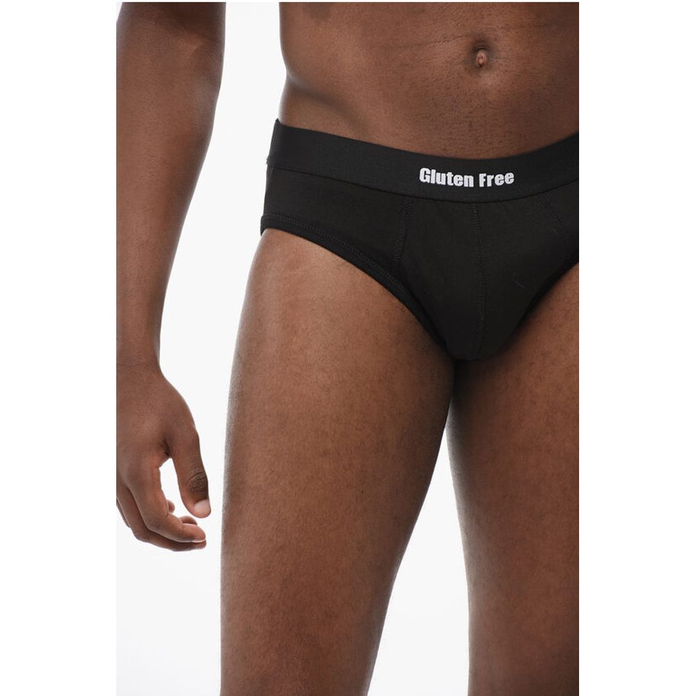 Dsquared² Slip aus Baumwollmischung mit elastischem Bund mit Logo