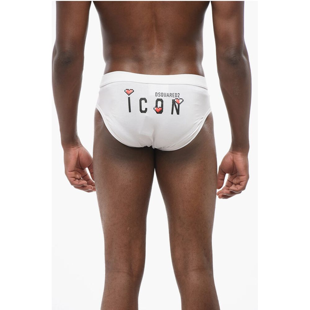 Dsquared² ICON Slip aus Baumwollmischung mit Druck