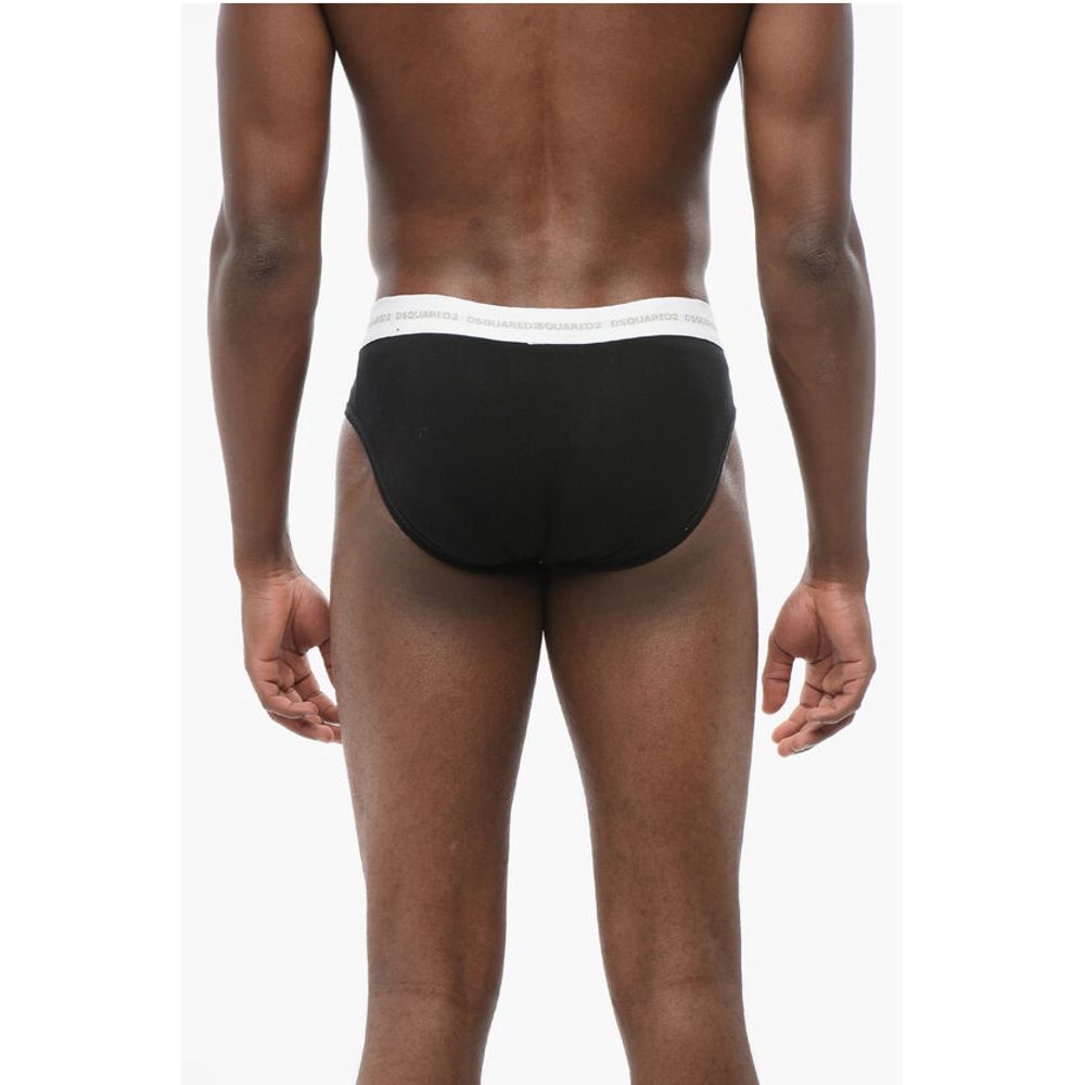 Dsquared² Slip aus Baumwollmischung mit elastischem Bund mit Logo