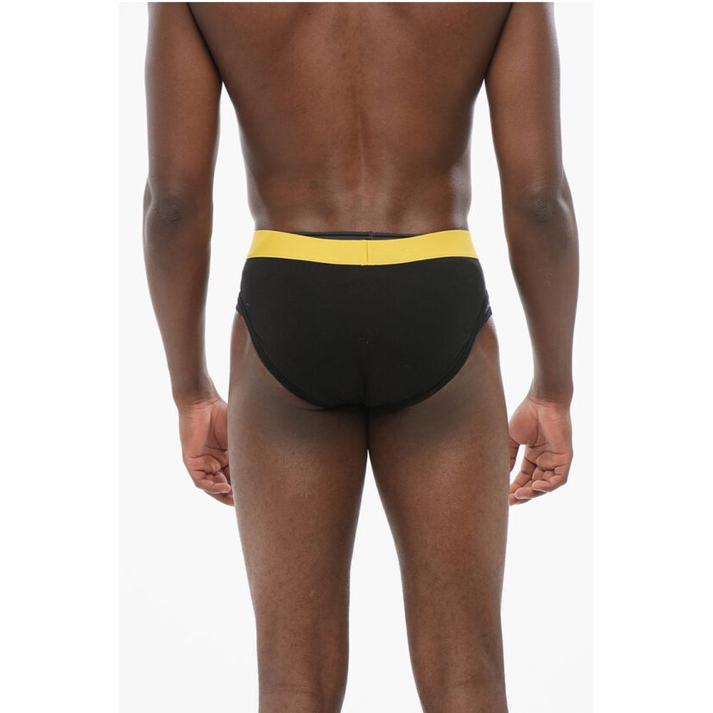 Dsquared² Slip aus Baumwollmischung mit kontrastierendem Bund