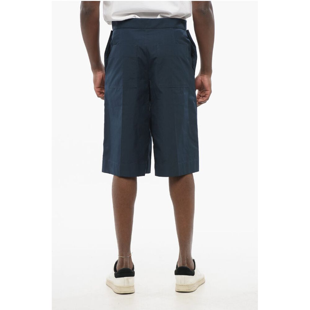 Bottega Veneta SAILOR Shorts aus Baumwolle mit aufklappbarem Detail