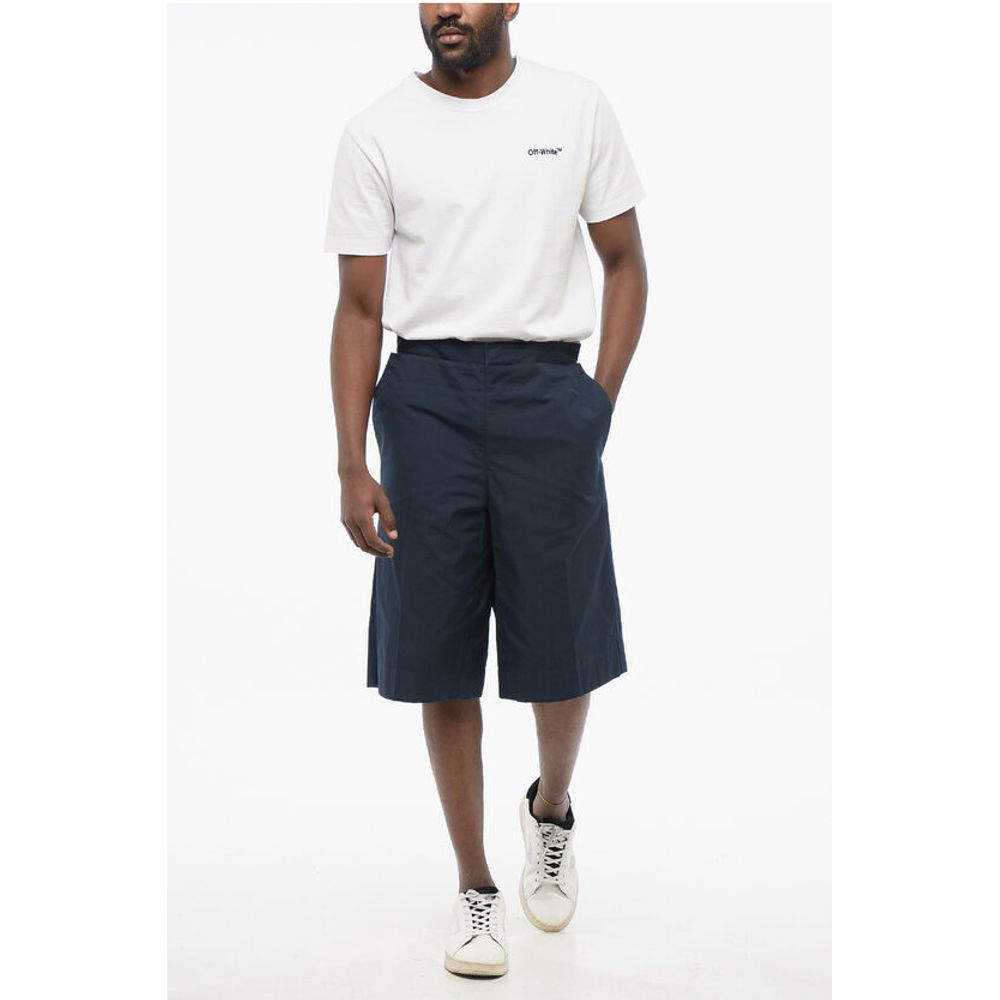 Bottega Veneta SAILOR Shorts aus Baumwolle mit aufklappbarem Detail
