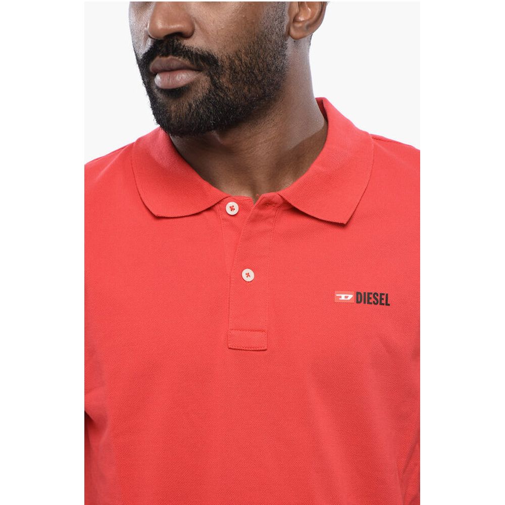 Diesel Slim Fit T-SMITH-DIV Poloshirt mit kontrastierendem Logo