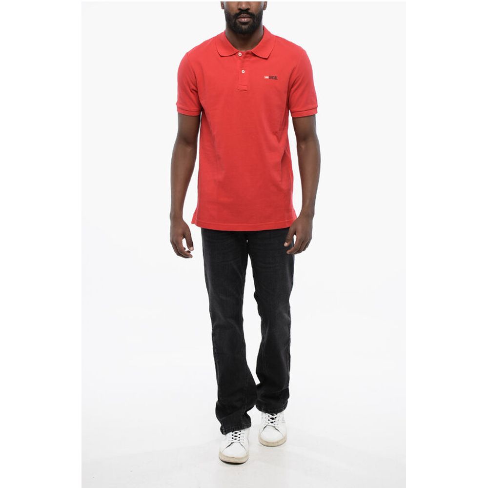 Diesel Slim Fit T-SMITH-DIV Poloshirt mit kontrastierendem Logo