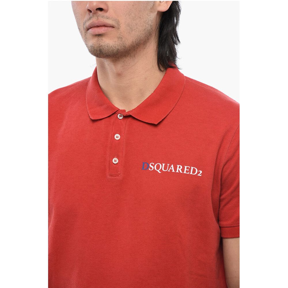 Dsquared² Tennis Fit Polo mit kurzen Ärmeln