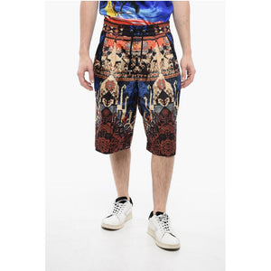 Balmain Doppelfaltige CARPET Nylon-Shorts