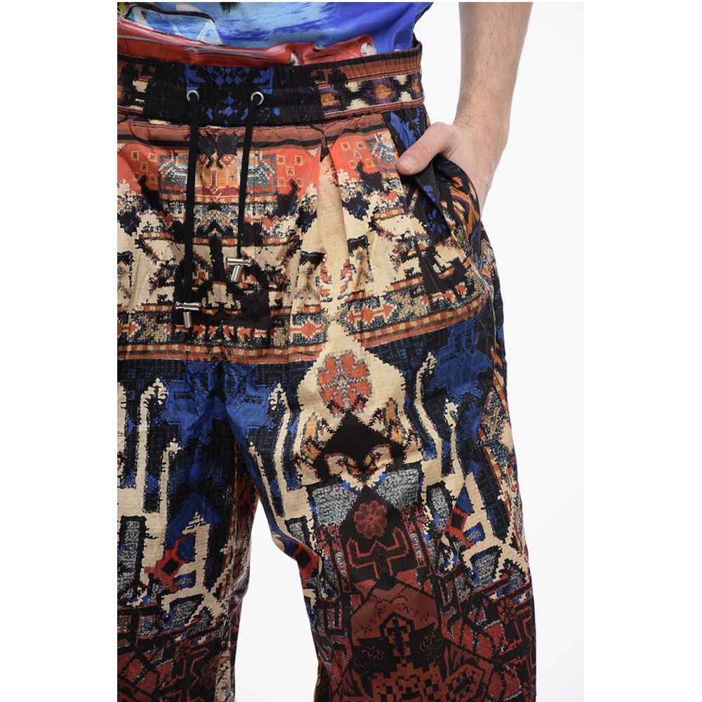 Balmain Doppelfaltige CARPET Nylon-Shorts