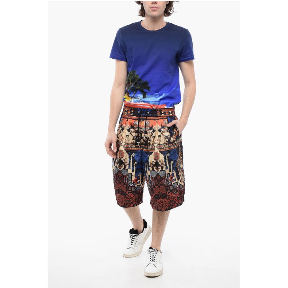 Balmain Doppelfaltige CARPET Nylon-Shorts