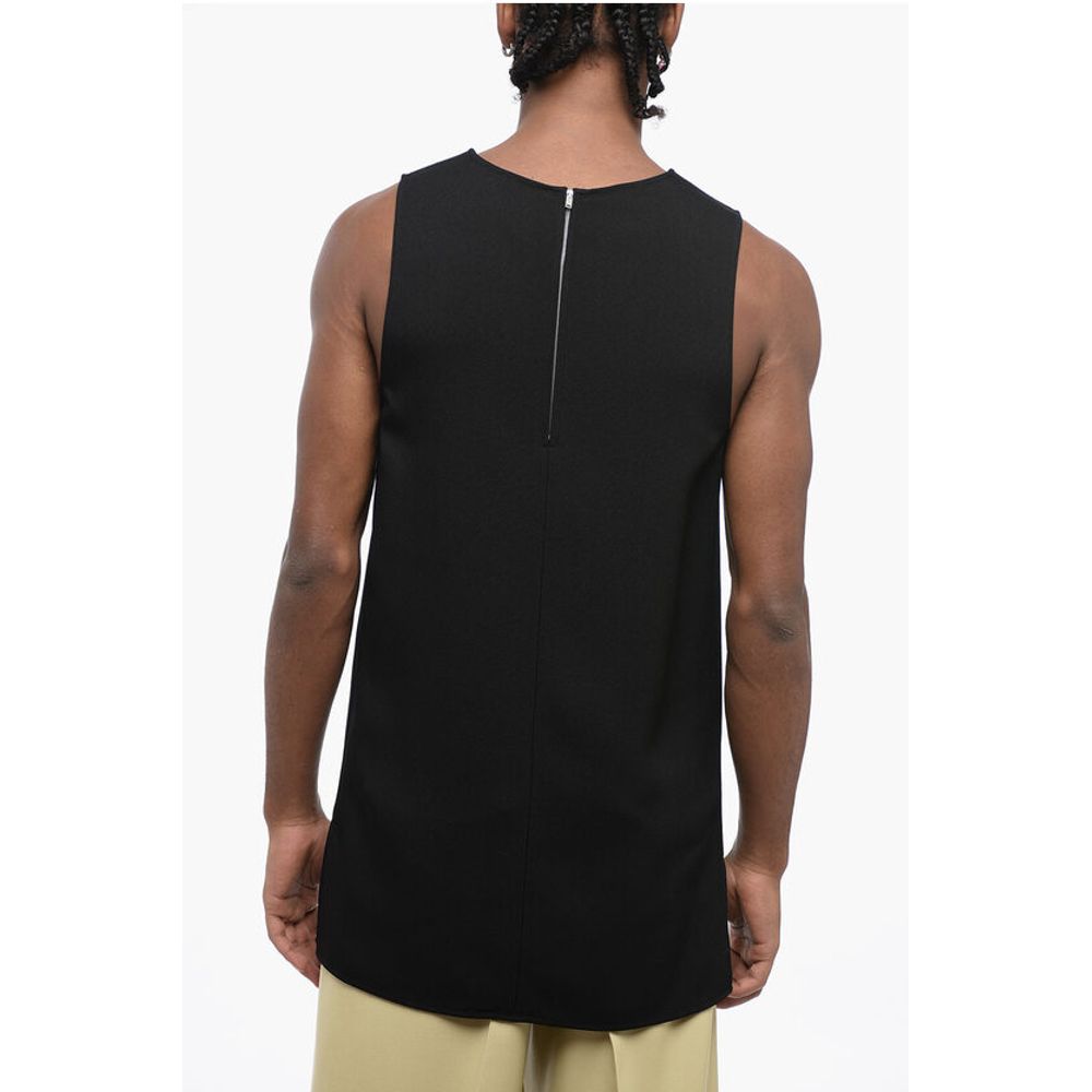 Jil Sander Viskose-Tank-Top mit Rückenreißverschluss
