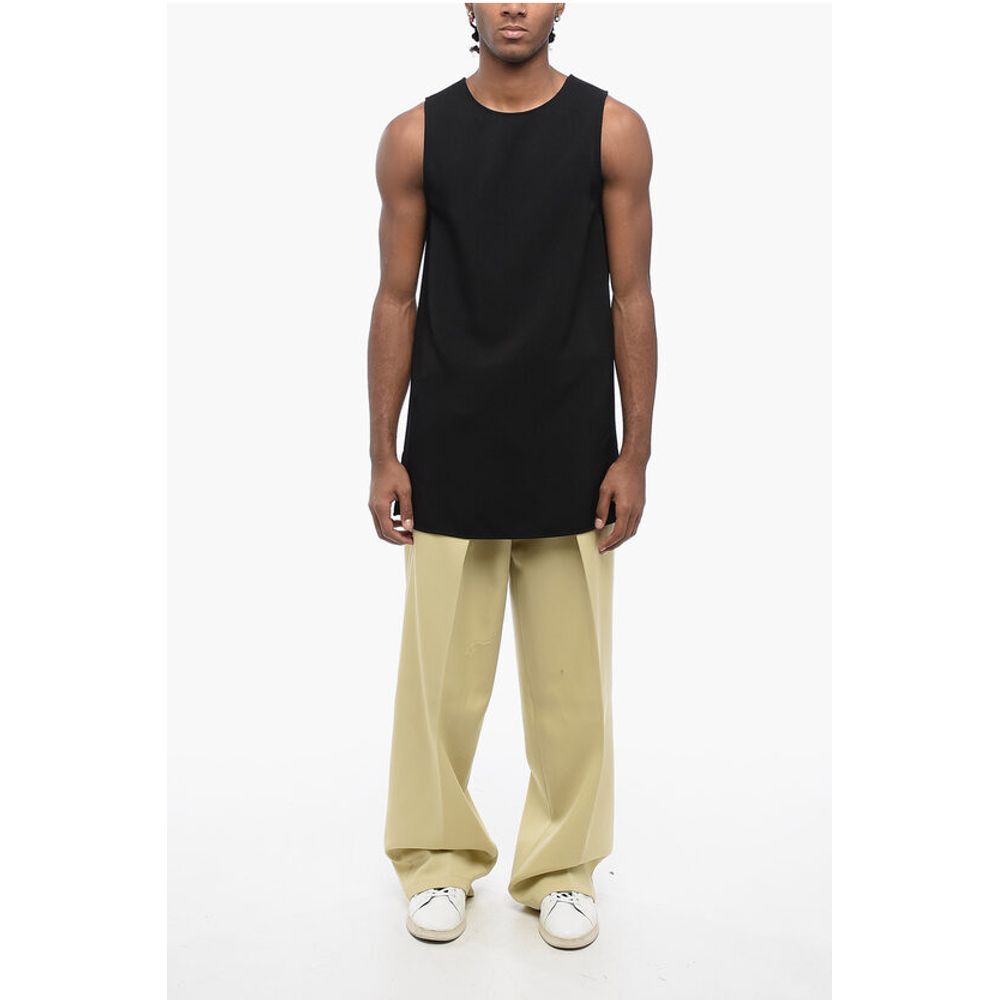 Jil Sander Viskose-Tank-Top mit Rückenreißverschluss