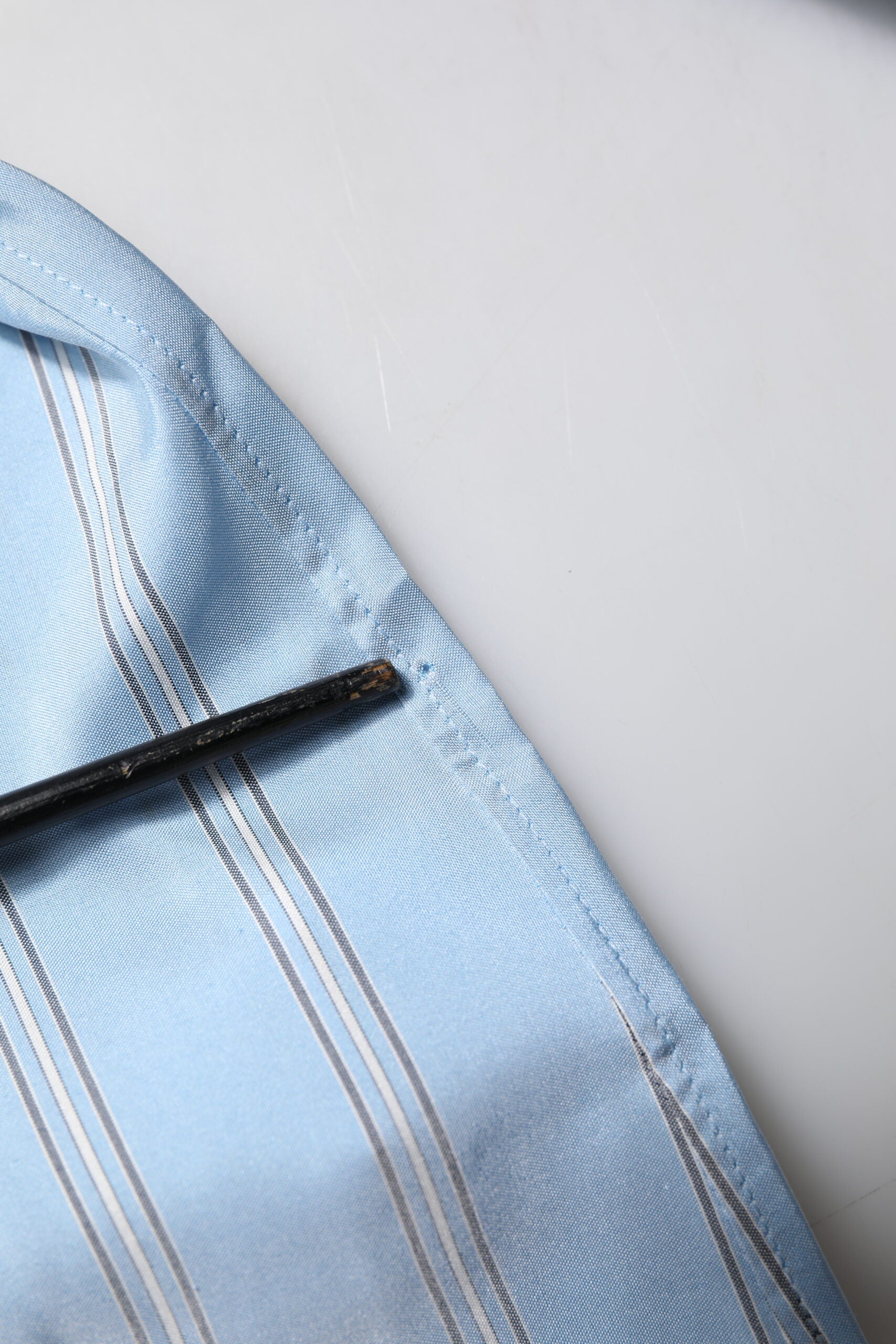 Dolce & Gabbana Blau gestreiftes MARTINI Langärmeliges Hemd