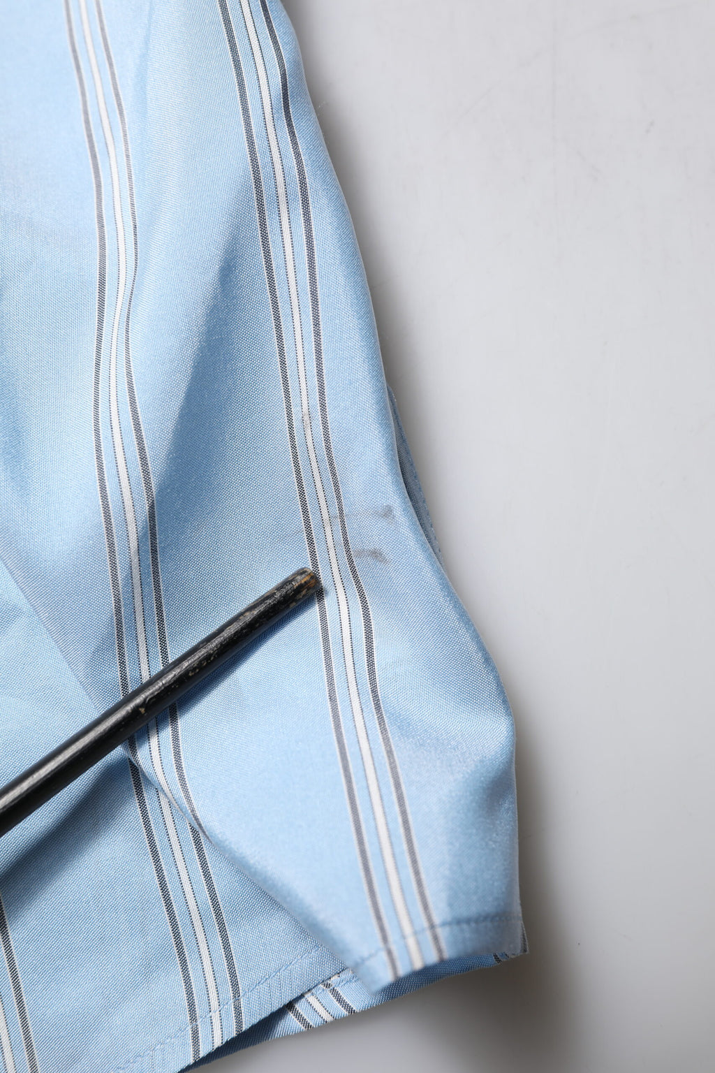 Dolce & Gabbana Blau gestreiftes MARTINI Langärmeliges Hemd