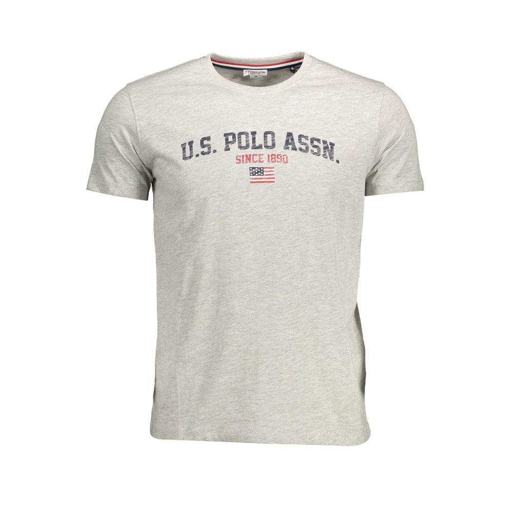 U.S. POLO ASSN. Braunes Baumwoll-T-Shirt für Männer