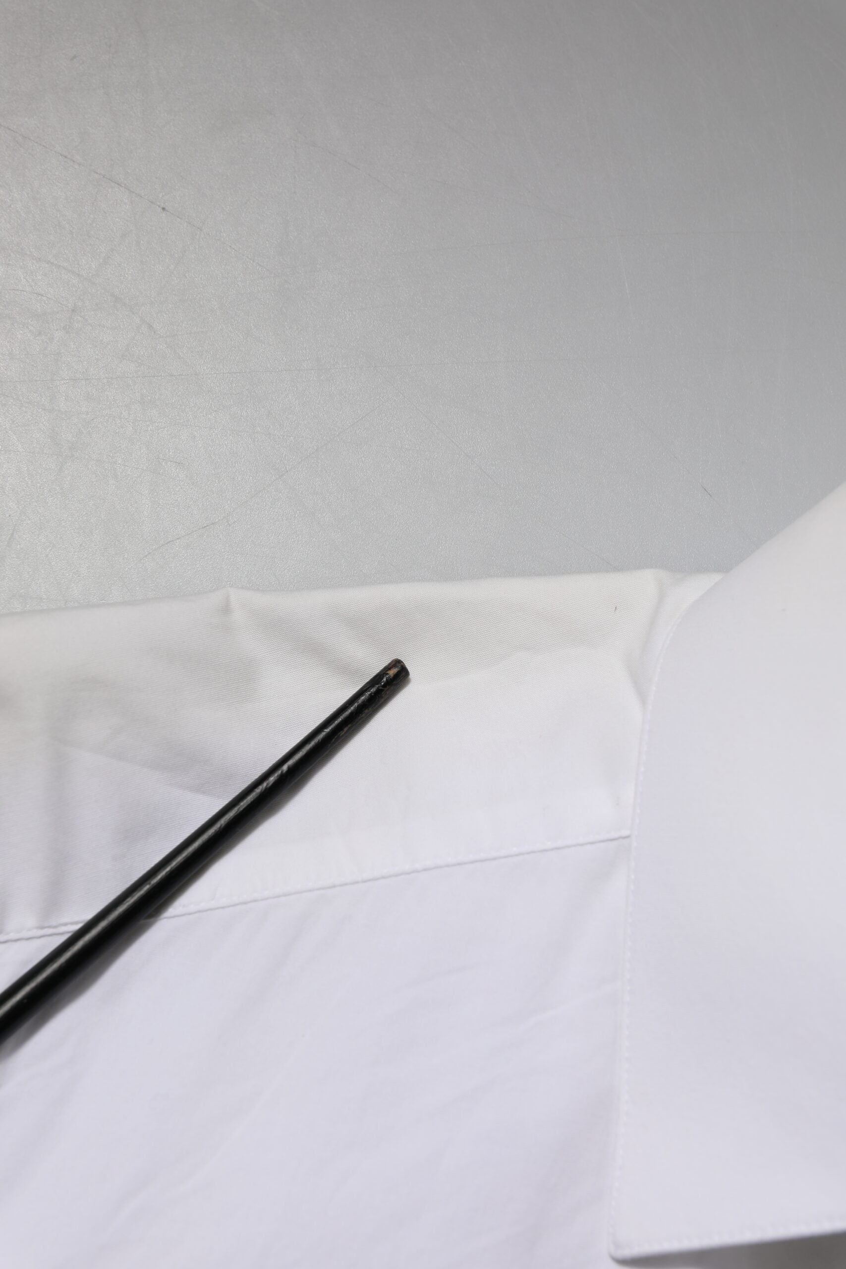 Dolce & Gabbana Weißes Baumwollhemd GOLD mit langen Ärmeln