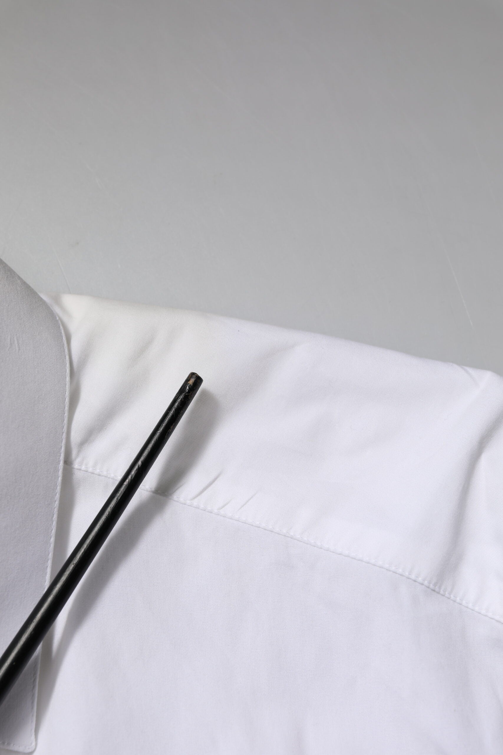 Dolce & Gabbana Weißes Baumwollhemd GOLD mit langen Ärmeln