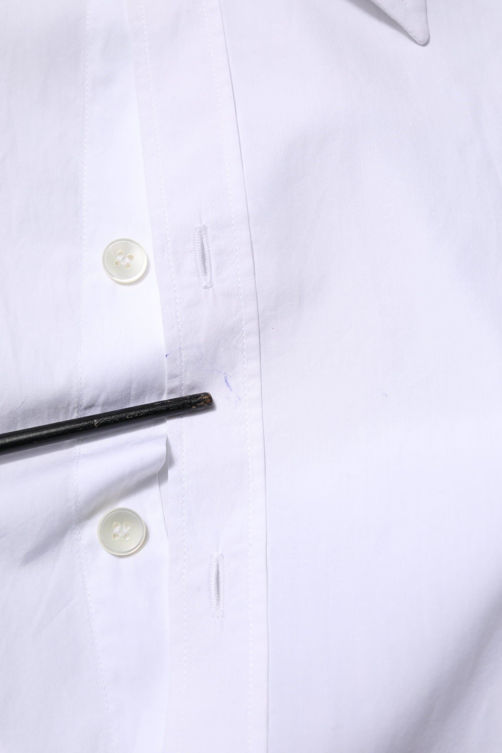 Dolce & Gabbana Weißes Baumwollhemd mit langen Ärmeln