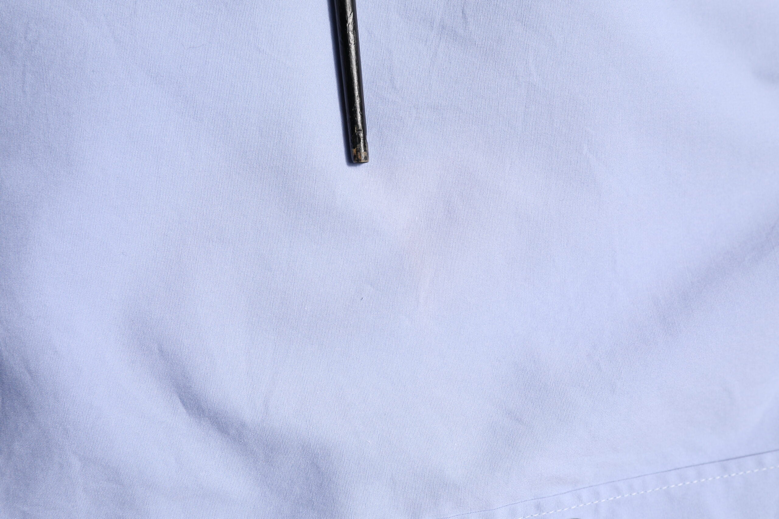 Dolce & Gabbana Blaues Baumwollhemd GOLD mit langen Ärmeln