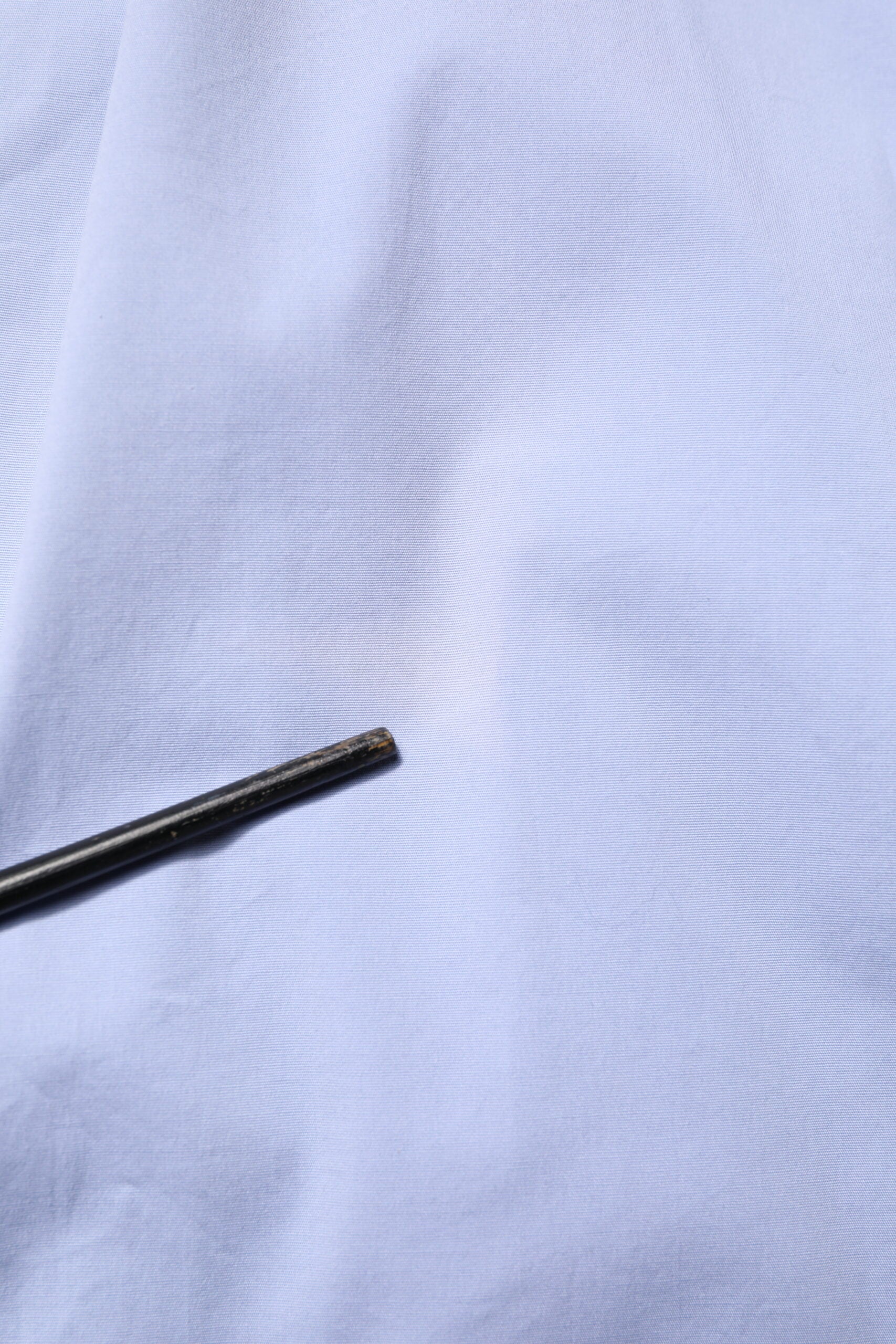 Dolce & Gabbana Blaues Baumwollhemd GOLD mit langen Ärmeln