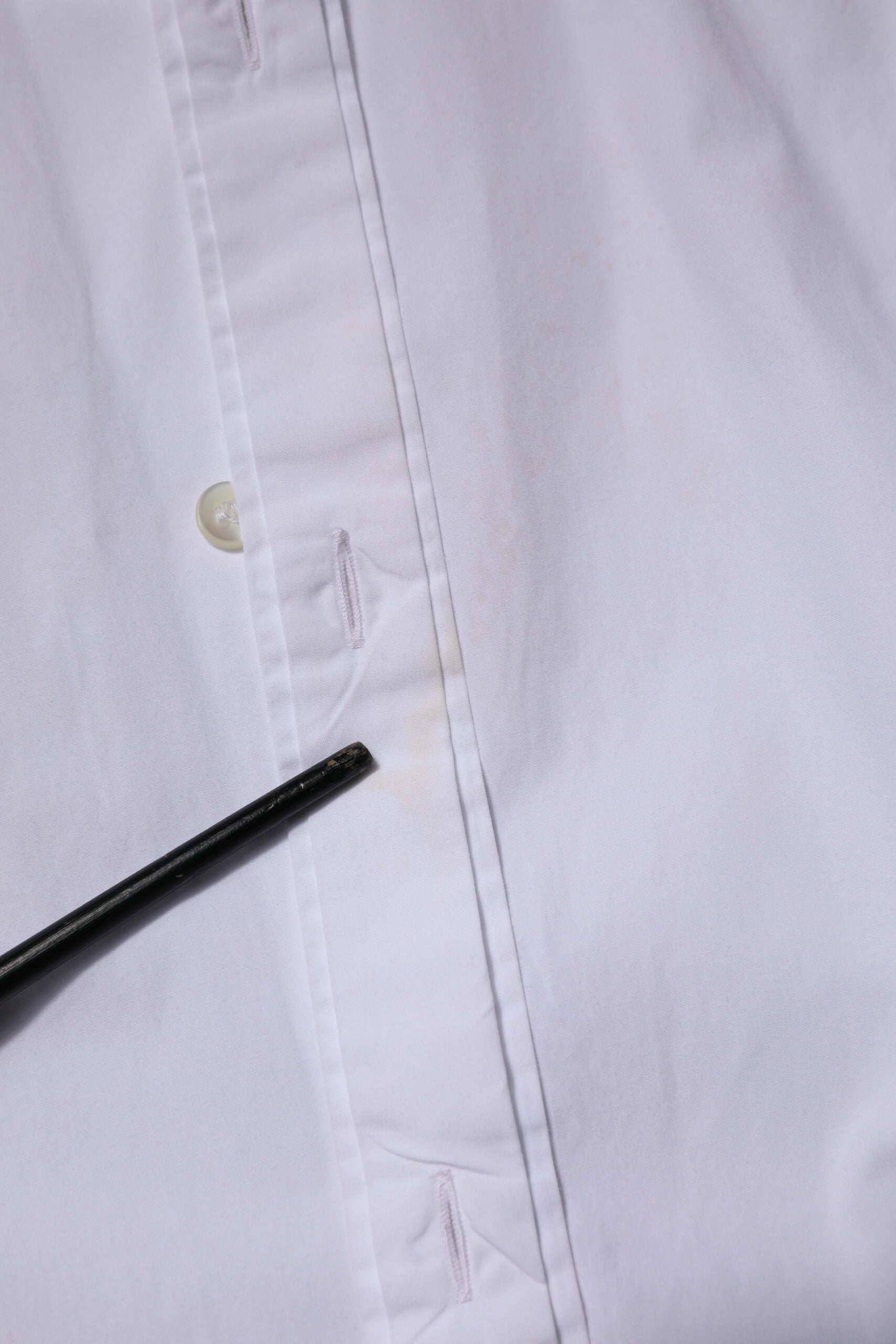 Dolce & Gabbana Weißes Baumwollhemd GOLD mit langen Ärmeln