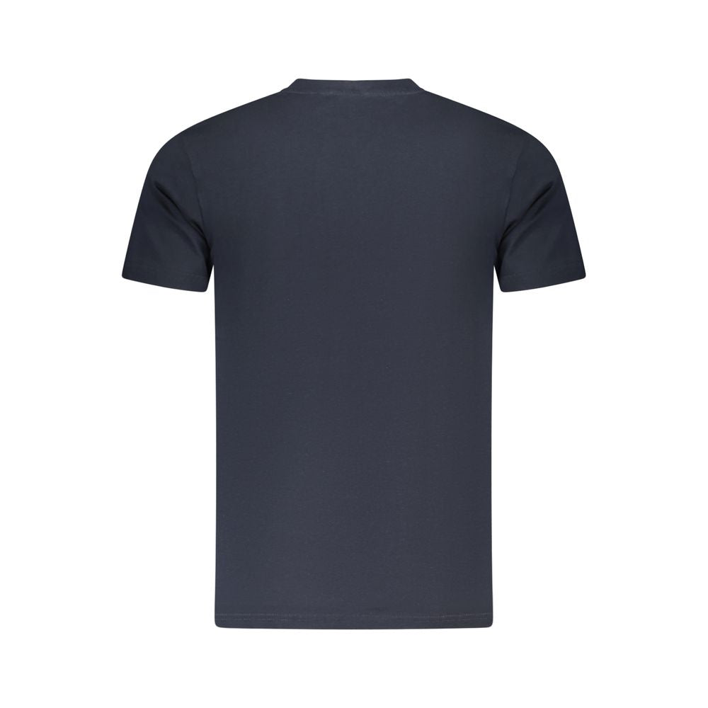 Cavalli Class Blau Baumwolle Männer T-Shirt