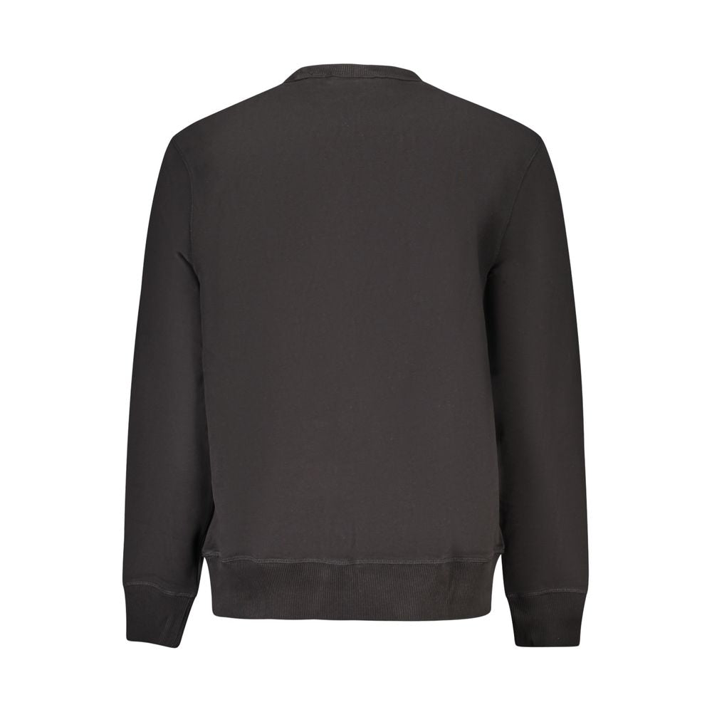 Calvin Klein Schwarzer Baumwollpullover für Männer