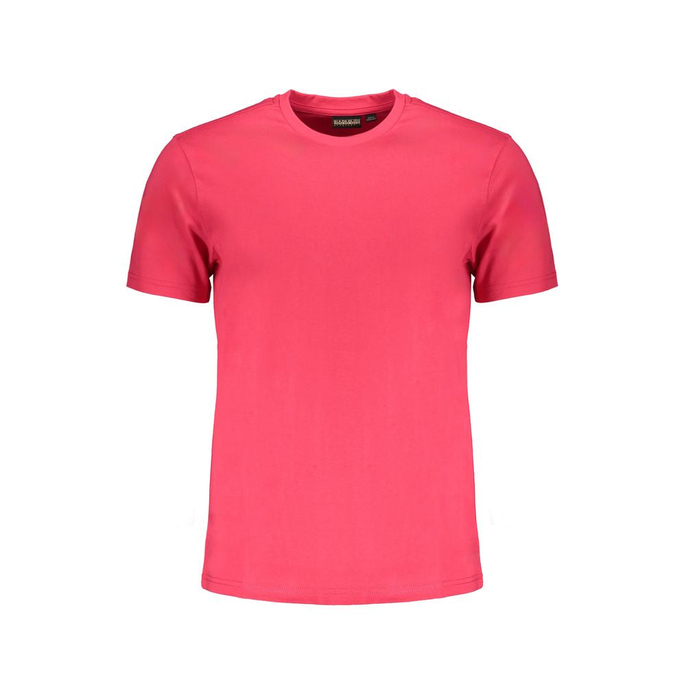 Napapijri Rosa T-Shirt aus Baumwolle