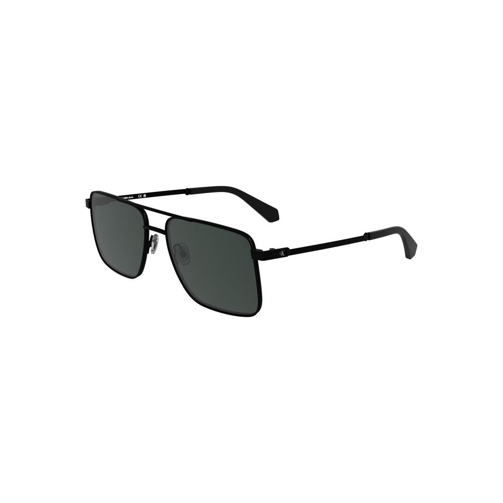 Calvin Klein Black Metal Männer Sonnenbrille