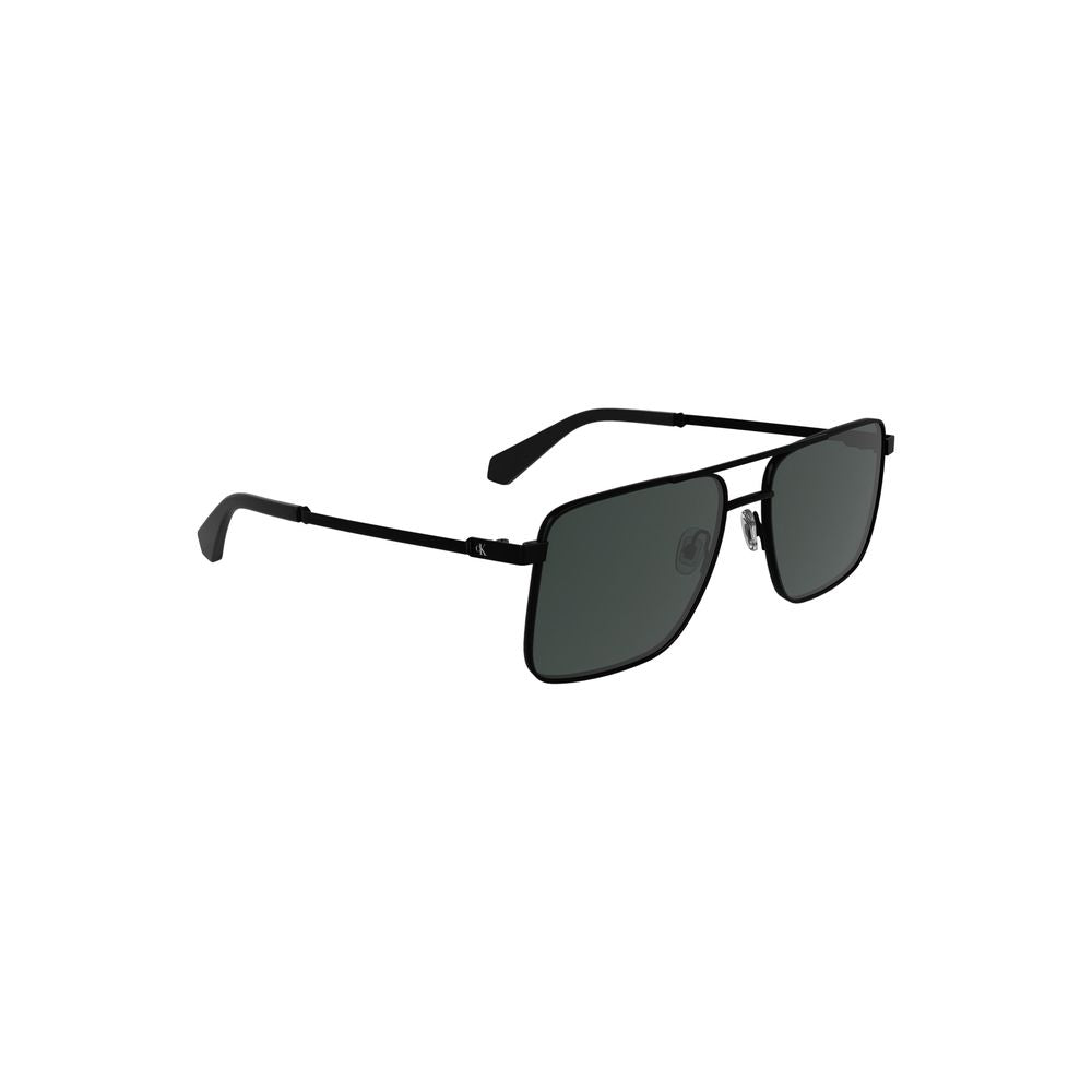 Calvin Klein Black Metal Männer Sonnenbrille