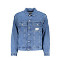 Calvin Klein Blu Cotton Men Jacket