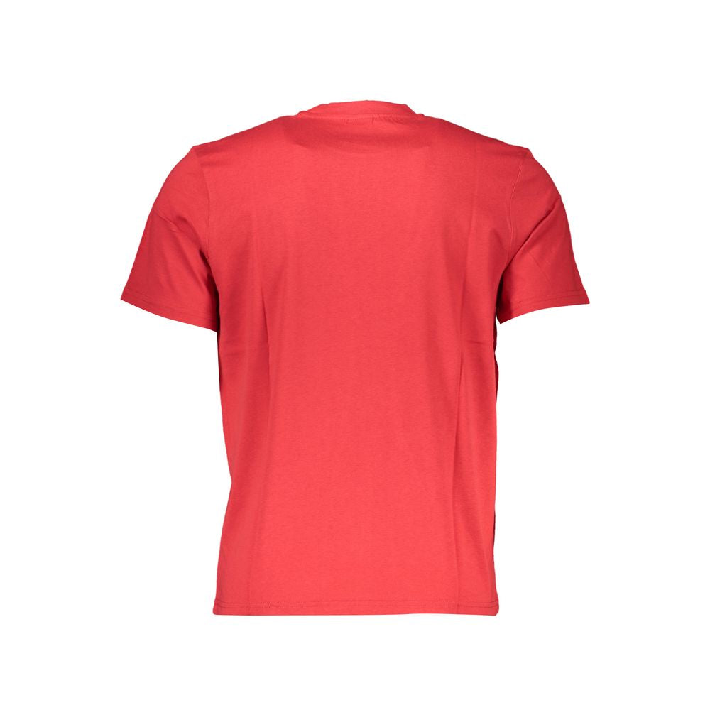 North Sails T-Shirt aus roter Baumwolle