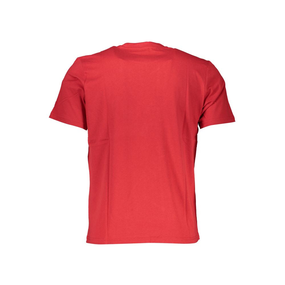 North Sails T-Shirt aus roter Baumwolle