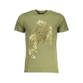 Cavalli Class Verde Cotton Men T-Shirt