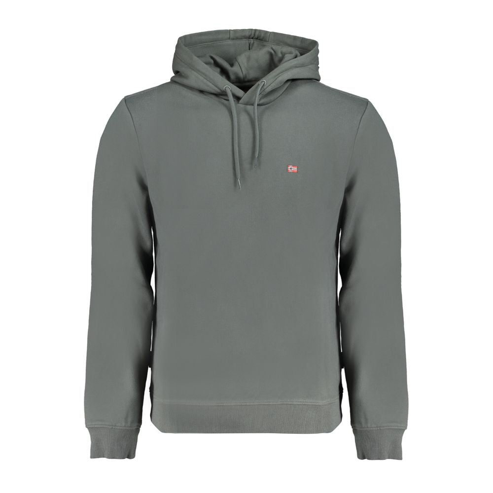 Napapijri Grüner Baumwollpullover für Männer